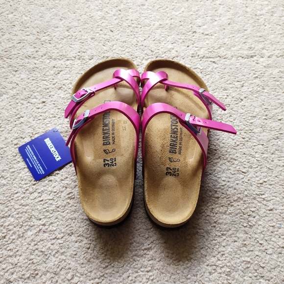 Birkenstock mayari metallic cut magenta NWT - Picture 4 of 8